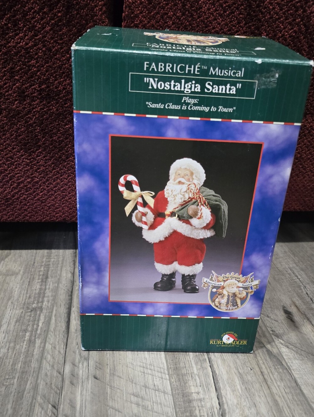 Kurt Adler Fabriché Nostalgia Santa Musical